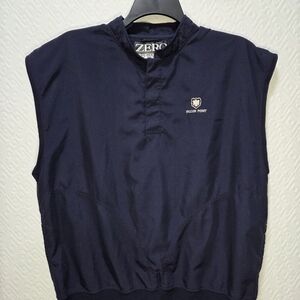 Men's Navy Sleeveless Shirt